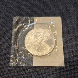 American Eagle Silver Coin in Packaging